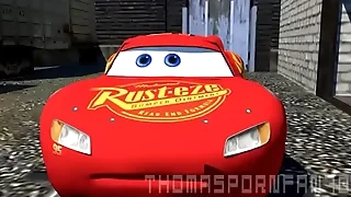 Thomas comendo o Mcqueen