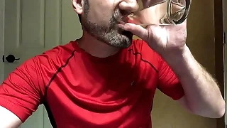 Watersport challenge to d. my own piss