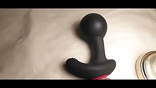 Standoffish controlled inflatable increased by vibrating butt plug.