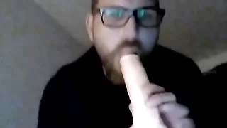 Blow  my socking big Dildo backwards Slut